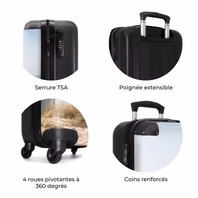 Valise - Plage - Chalets - Coloré - Dunes — 8