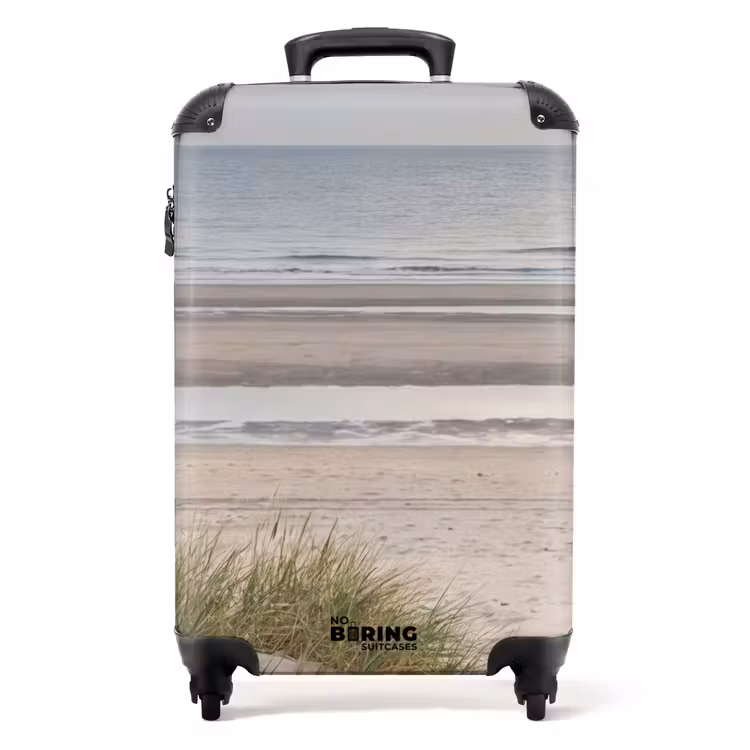 Valise - Plage de sable - Nuageux - Dunes — 1