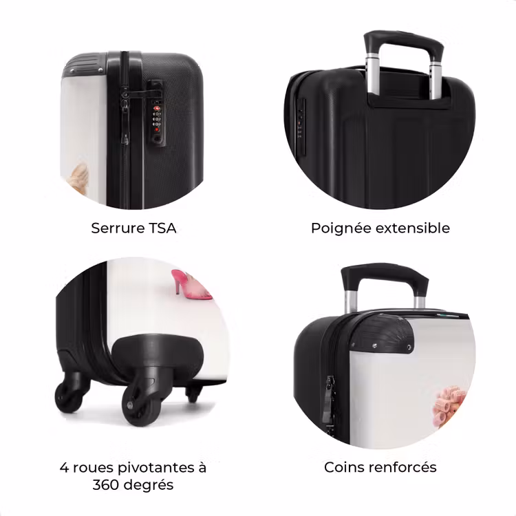 Valise - Poulets - Peignoir - Épingles d'entrejambe - Talons — 8