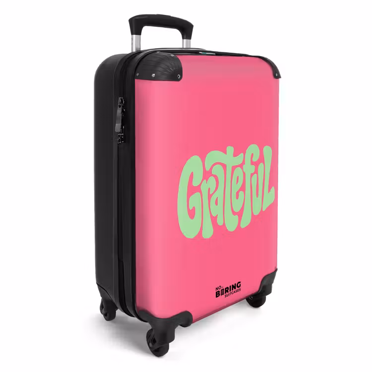 Valise - Reconnaissant - Vert - Graphique - Fluide — 2