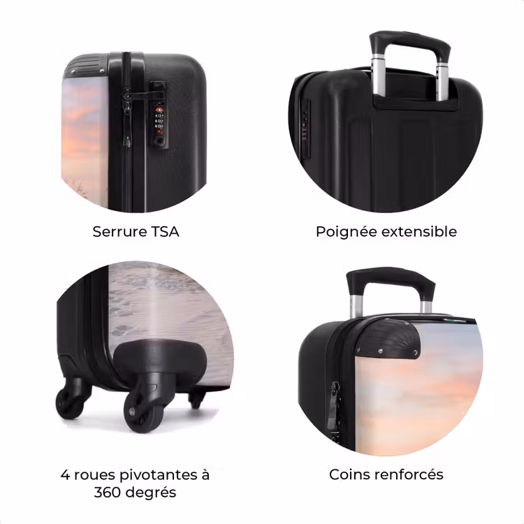 Valise - Rustique - Bateau à rames - Plage de sable — 8