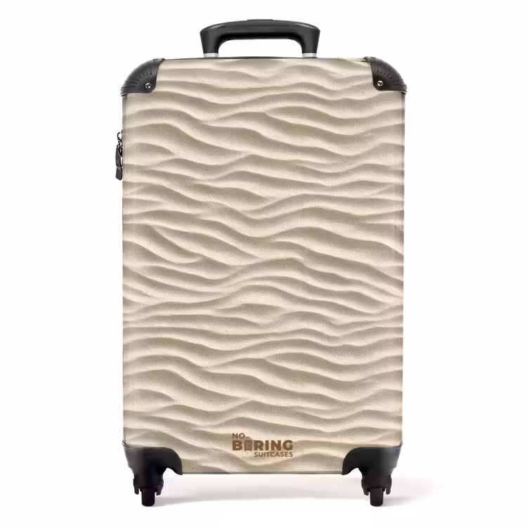 Valise - Sable - Vagues - Beige — 1