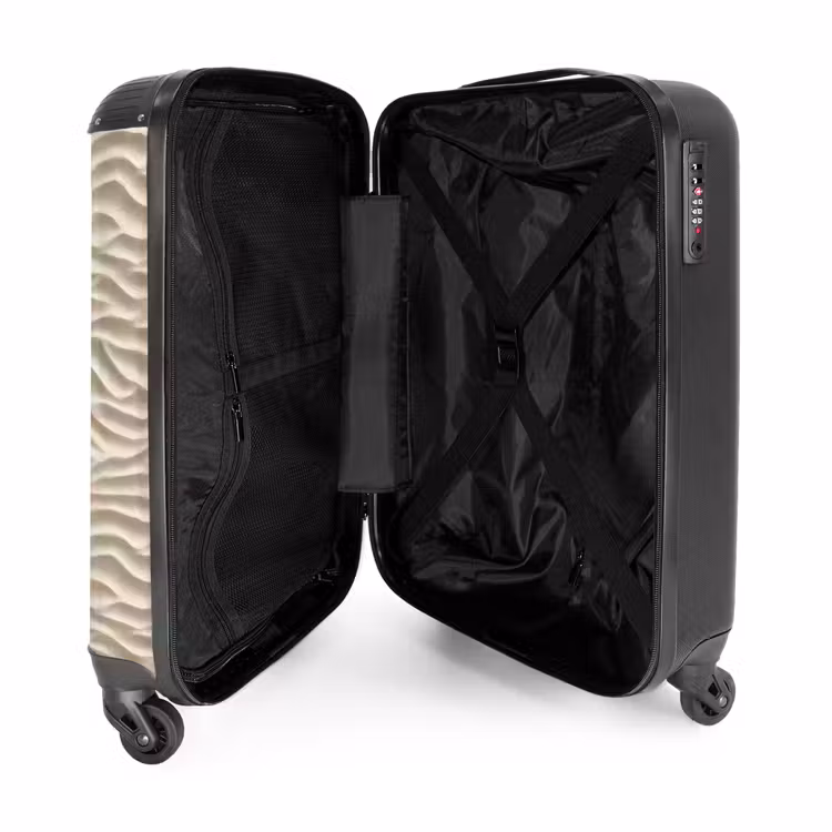 Valise - Sable - Vagues - Beige — 5