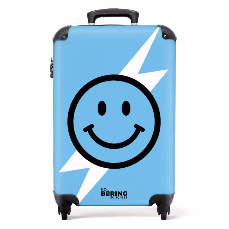 Valise - Smiley - Bleu - Eclair — 1