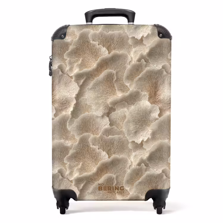Valise - Textures en éventail - Beige - Texture en fibres — 1