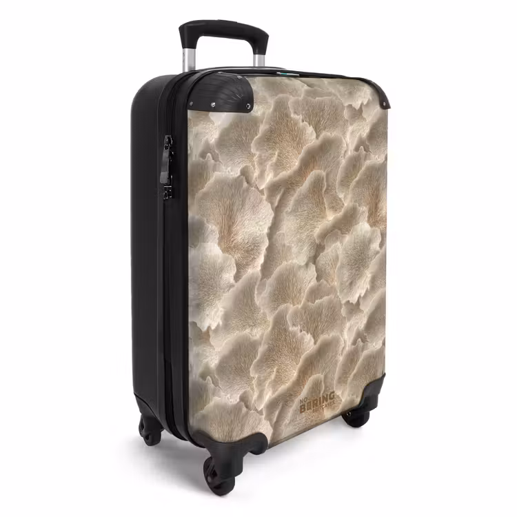 Valise - Textures en éventail - Beige - Texture en fibres — 2