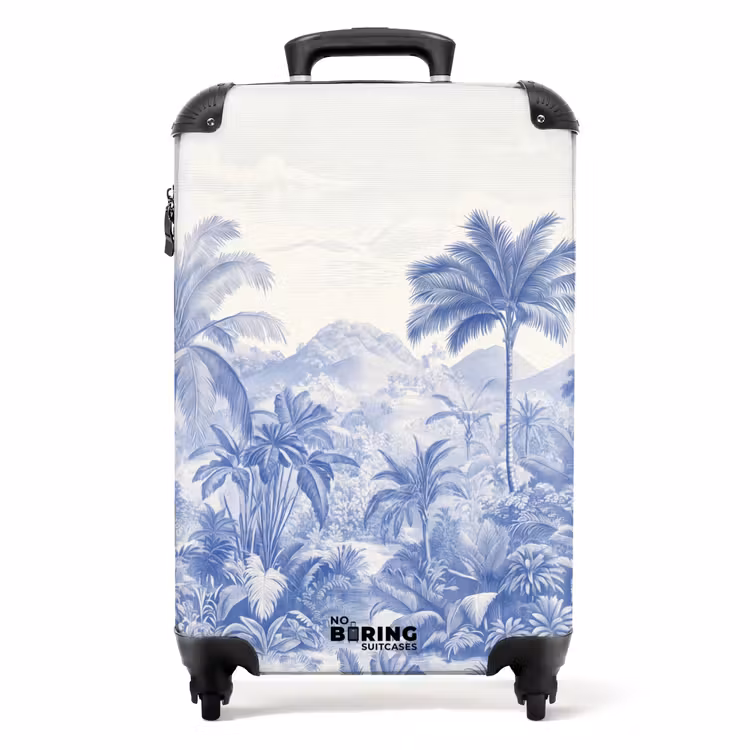 Valise - Tropical - Jungle - Bleu — 1
