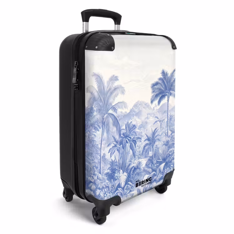 Valise - Tropical - Jungle - Bleu — 2