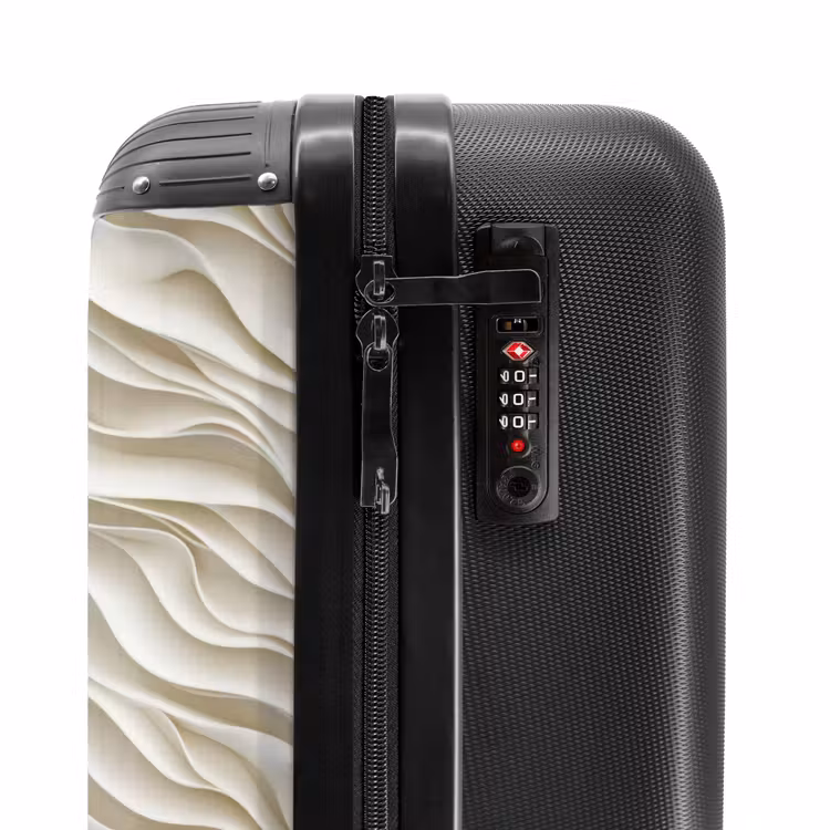 Valise - Vagues - Blanc - Minimaliste — 6