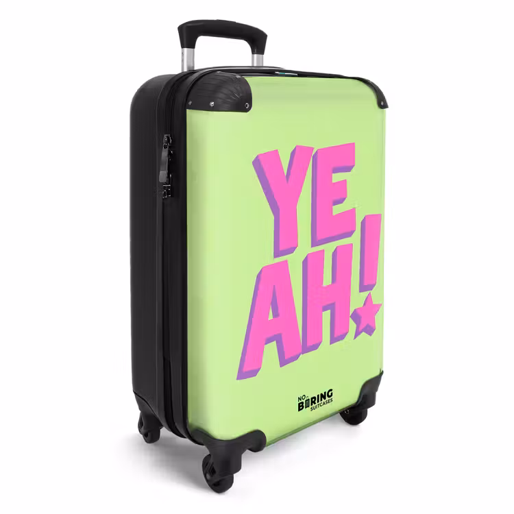 Valise - Vert - Néon - Citation — 2