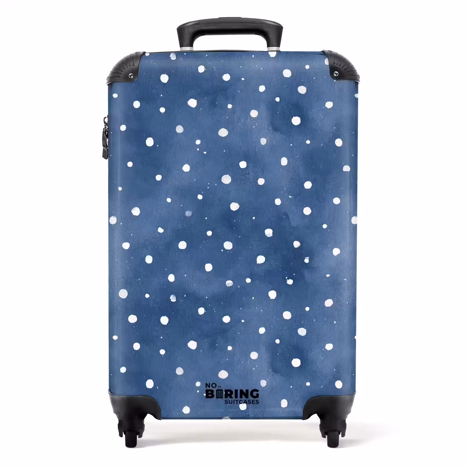 Valise - Motif à points bleu — 1