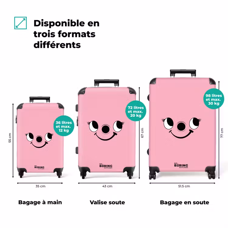 Valise - Hetty - Rose - Aspirateur — 3