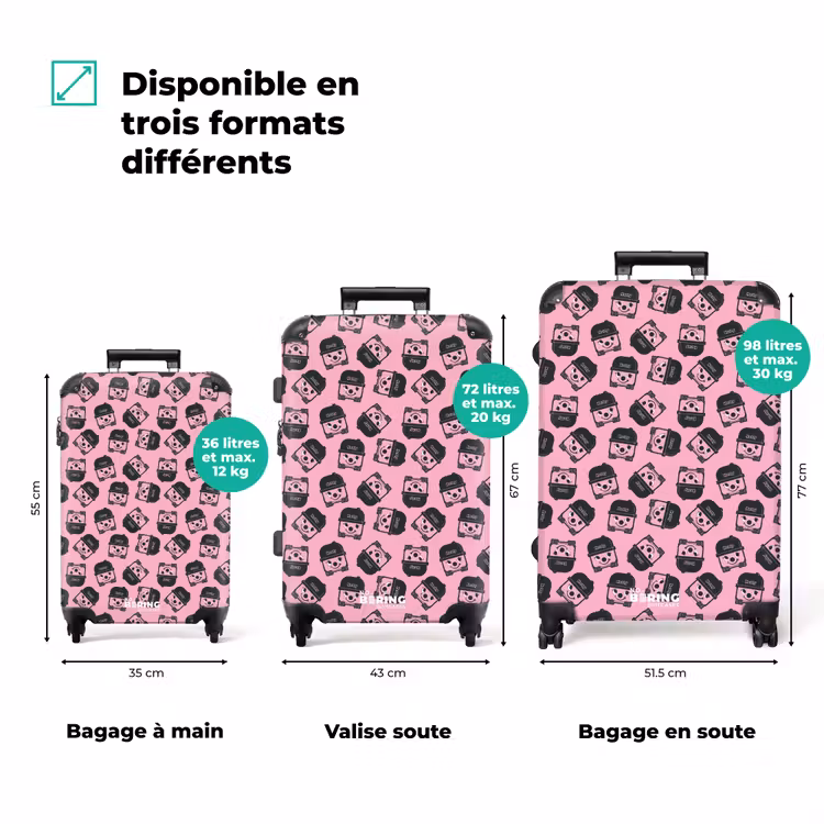 Valise - Hetty - Rose - Aspirateur — 3