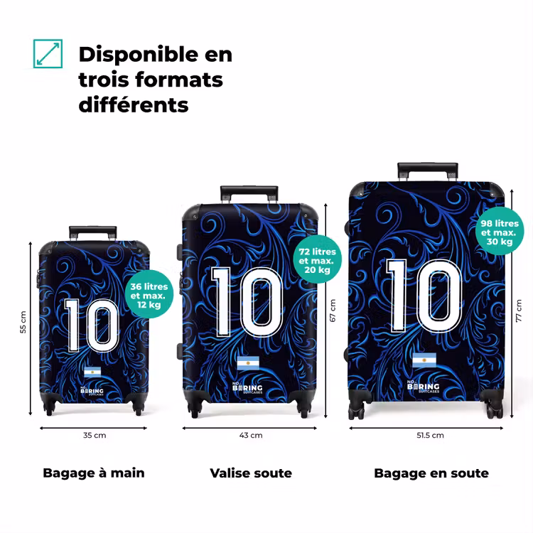 Valise - Maillot extérieur de l'Argentine — 3