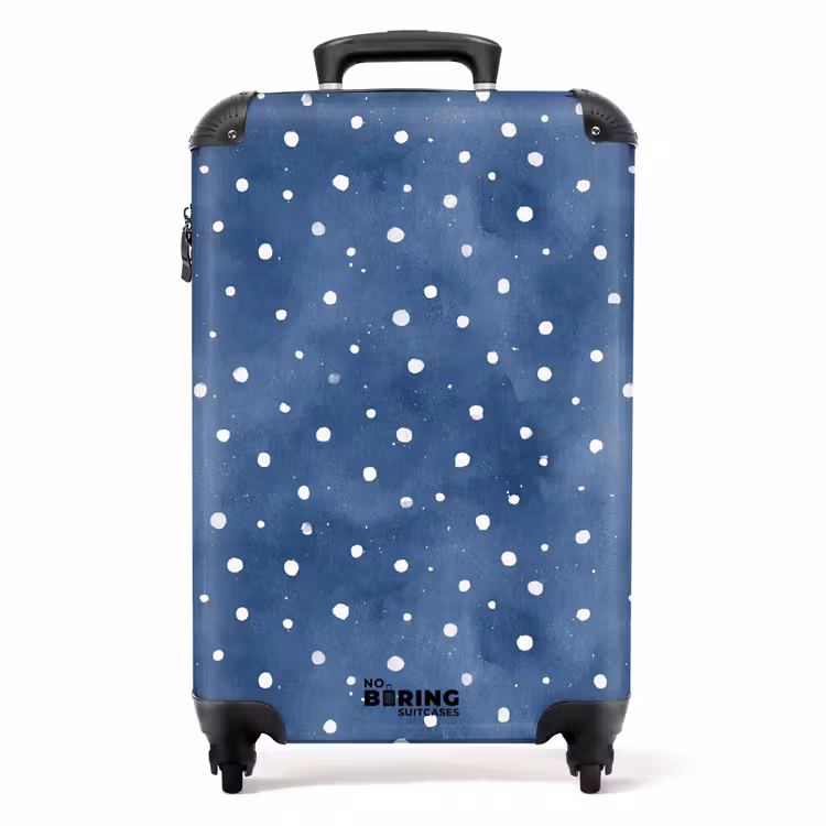 Valise - Motif à points bleu — 1