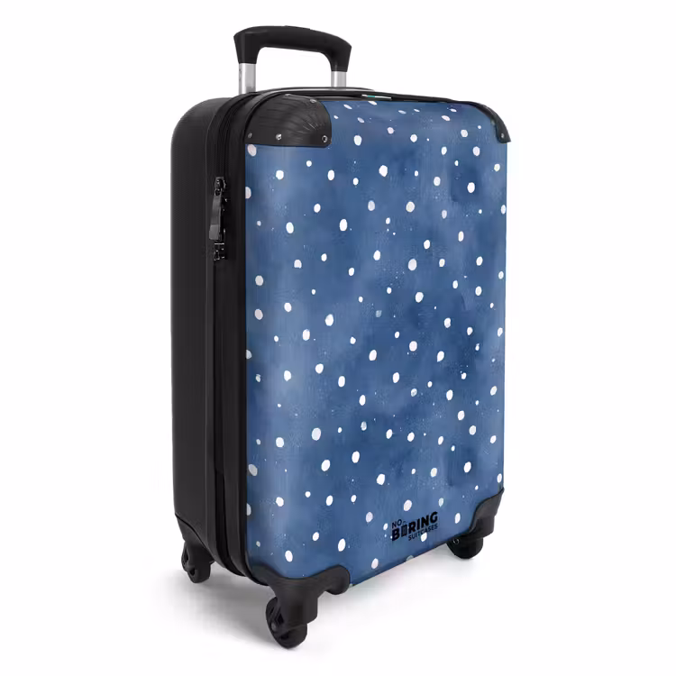 Valise - Motif à points bleu — 2