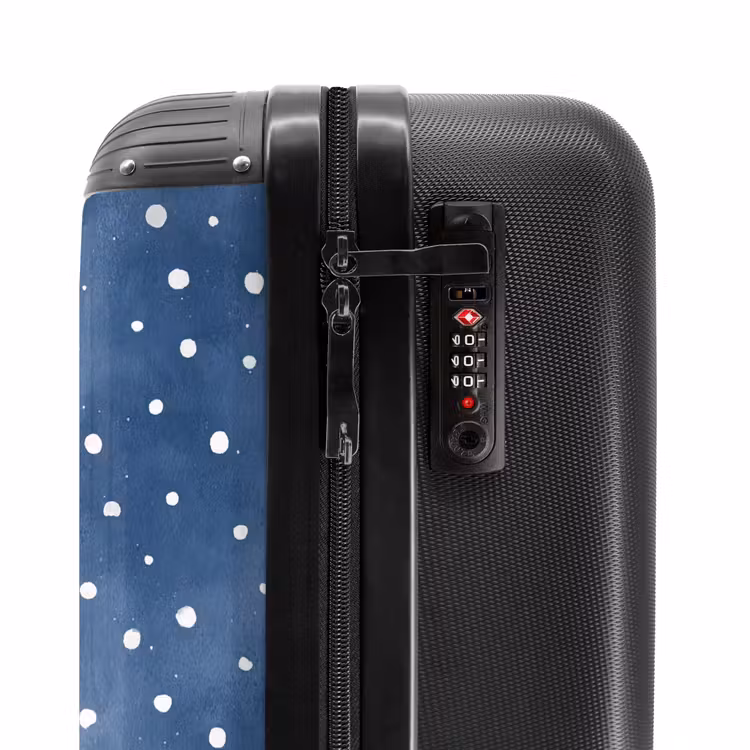 Valise - Motif à points bleu — 6
