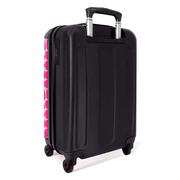 Valise avec nom - Pois - Motif - Rose — 4