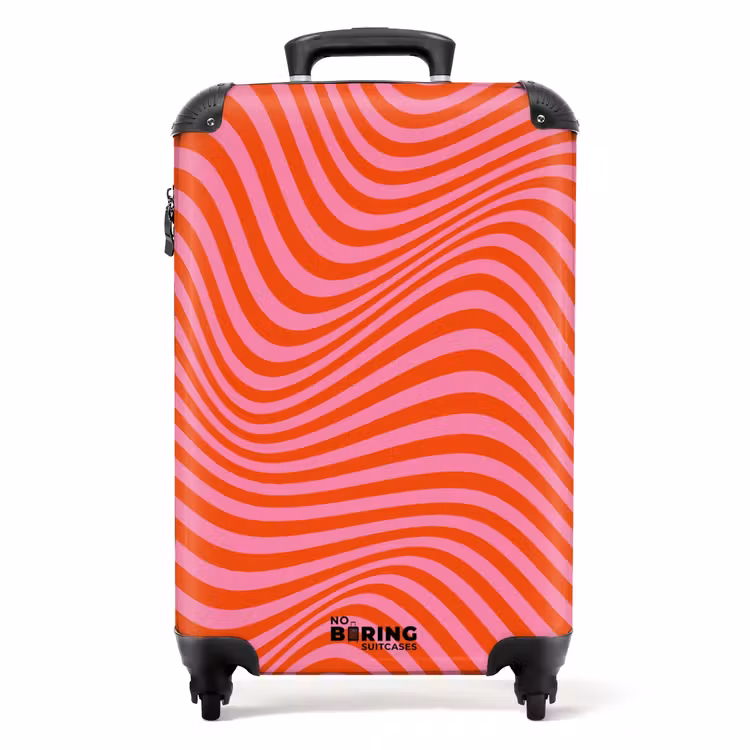 Valise - Vagues - Rouge/Rose — 1