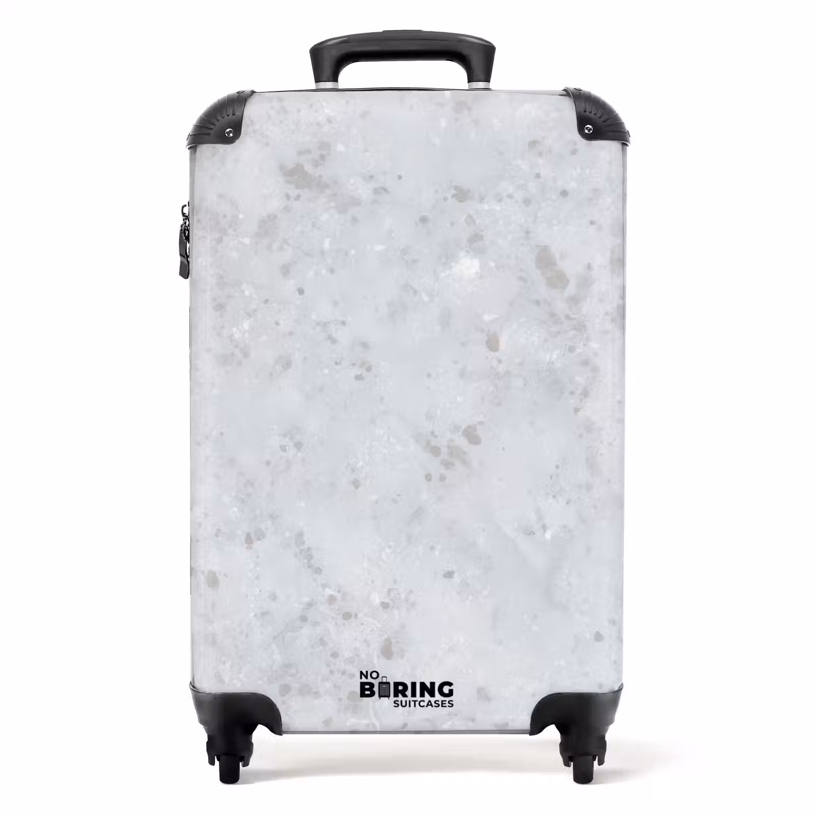 Valise - Gris - Effet terrazzo - Béton — 1