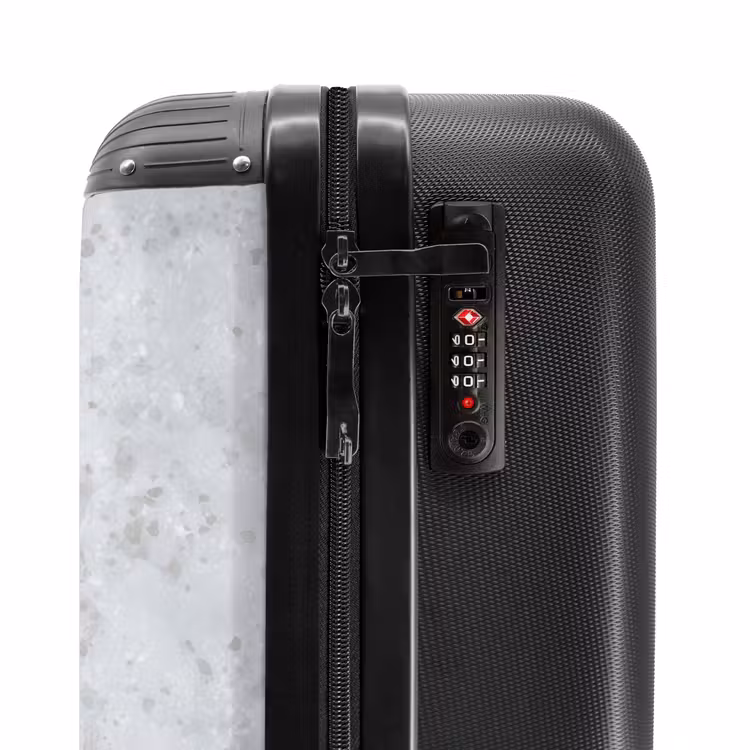 Valise - Gris - Effet terrazzo - Béton — 6
