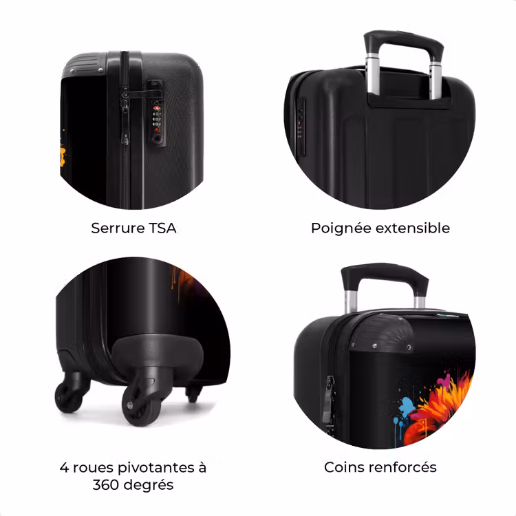 Valise - Lion coloré dans un style graffiti — 8