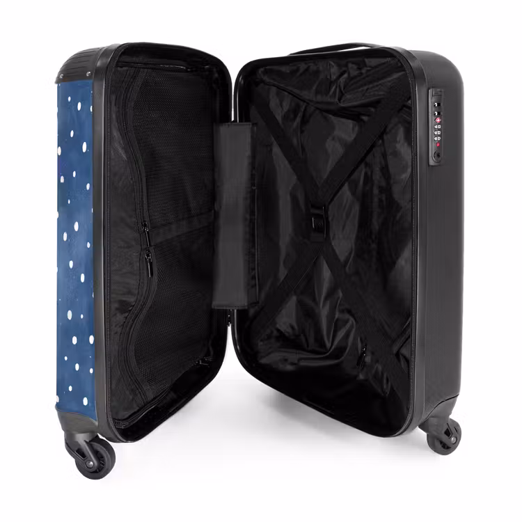 Valise - Motif à points bleu — 5