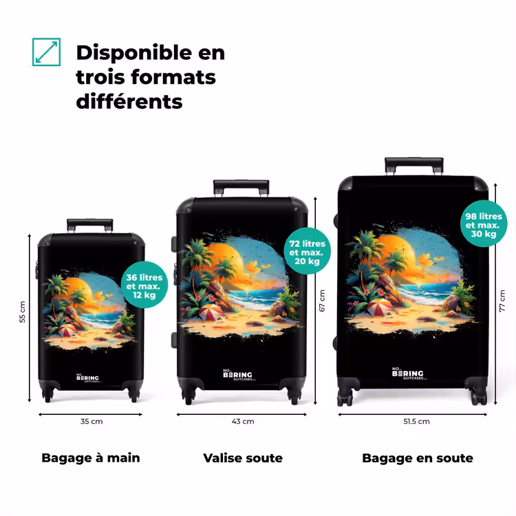 Valise - Peinture murale exotique — 3