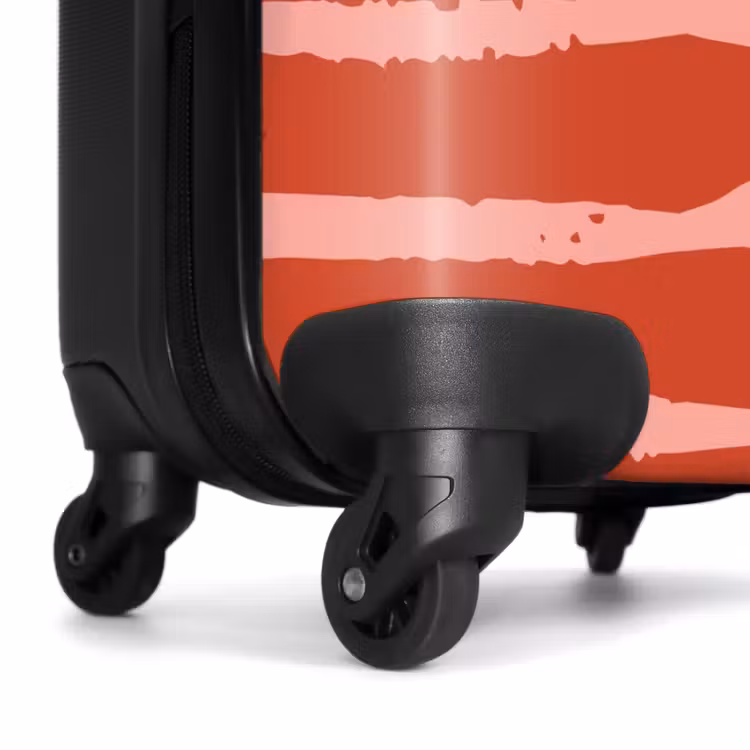 Valise - Rayures ludiques sur fond rouge — 7