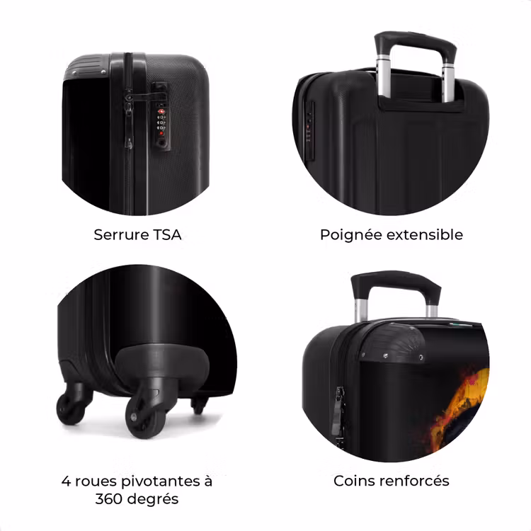 Valise - Singe avec gilet coloré — 8