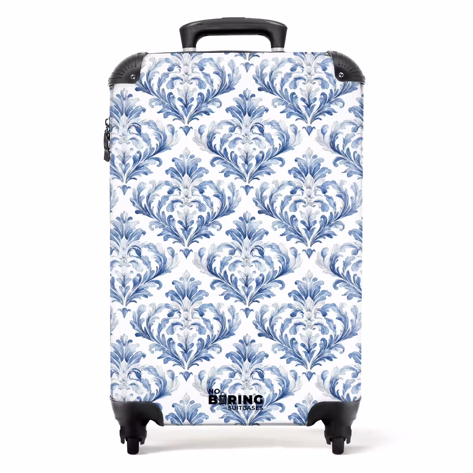 Valise - Motif baroque bleu — 1