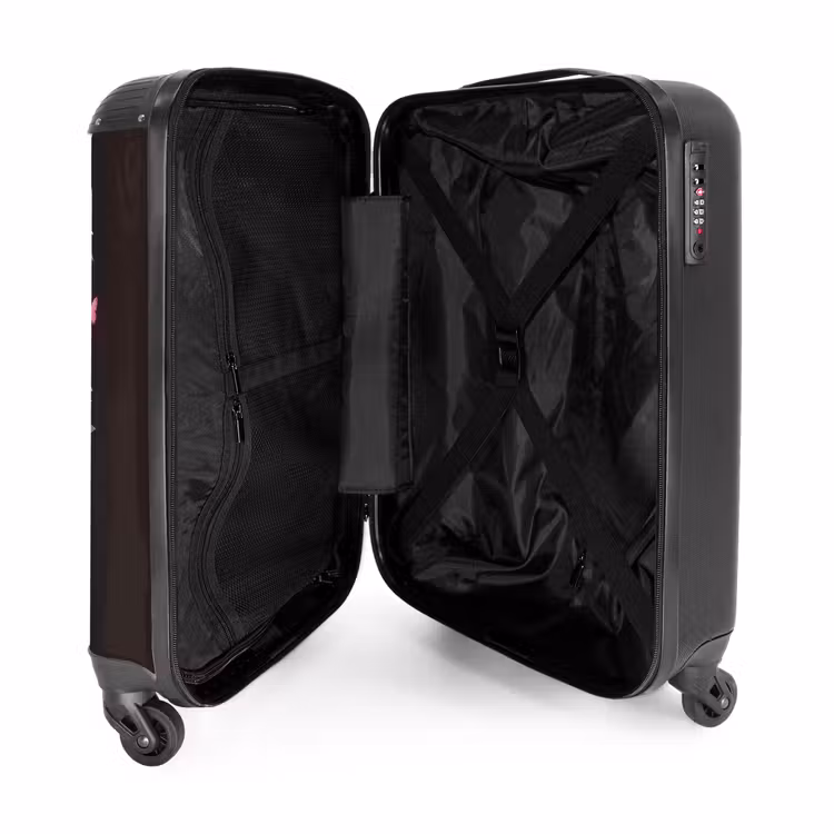 Valise - Licorne et fleurs sur fond noir — 4