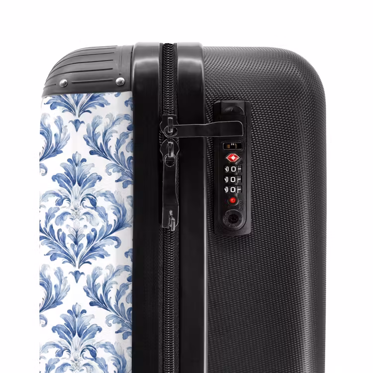 Valise - Motif baroque bleu — 6