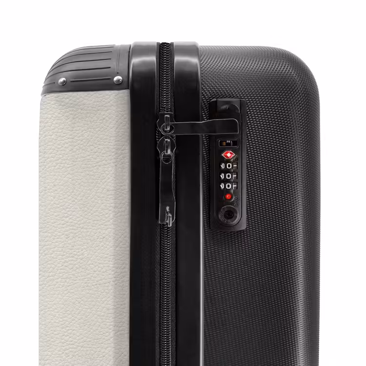 Valise - Motif en cuir blanc — 6