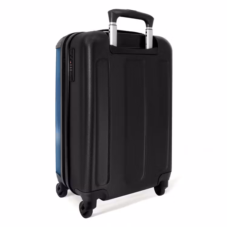 Valise - Voiture bleue avec flammes roses — 3