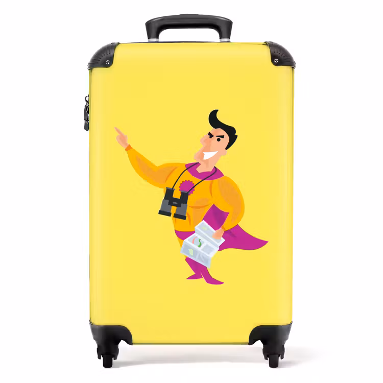 Valise - HolidayDiscounter - Tourguide - Dessin animé — 1