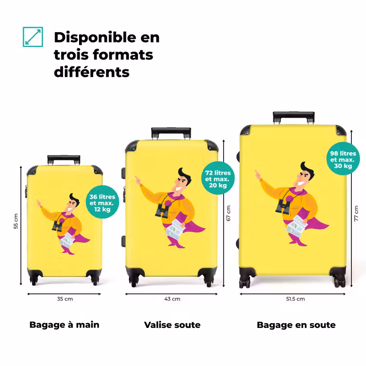 Valise - HolidayDiscounter - Tourguide - Dessin animé — 3