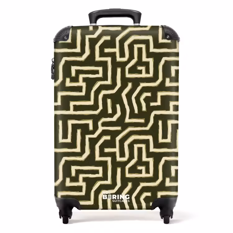 Valise - Lignes - Abstraites - Vertes — 1