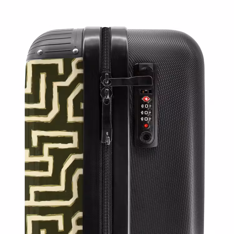 Valise - Lignes - Abstraites - Vertes — 6