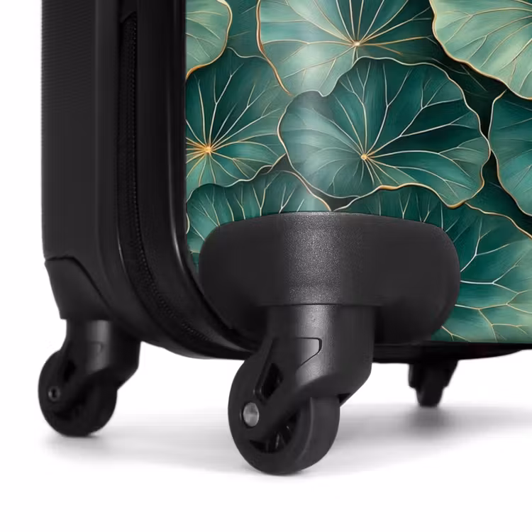 Valise - Motif - Feuilles - Vert — 7