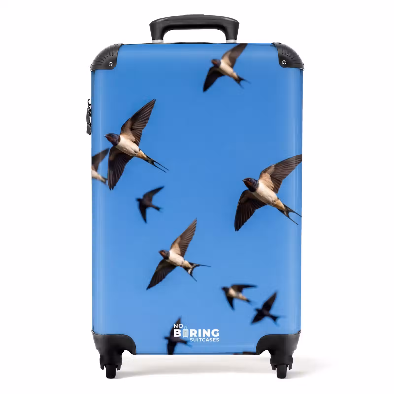 Valise - Hirondelles - Voler - Bleu — 1