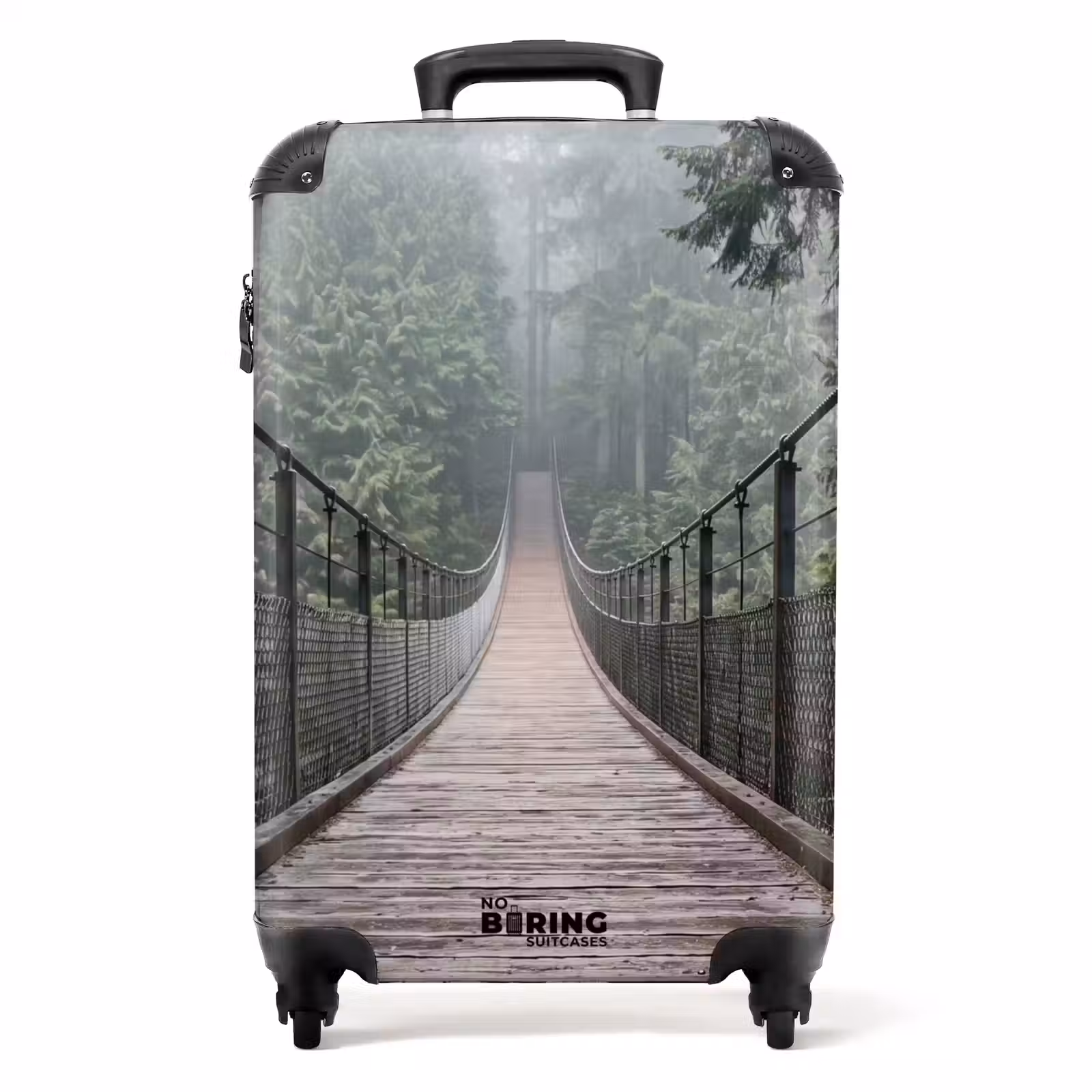 Valise - Pont - Forêt - Brouillard - Nature — 1
