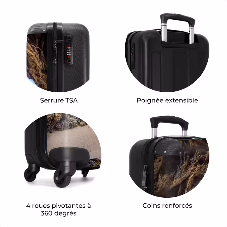 Valise - Grotte - Plage - Mer - Bleu — 8