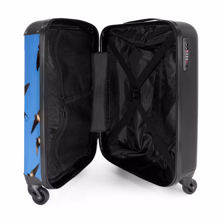 Valise - Hirondelles - Voler - Bleu — 5