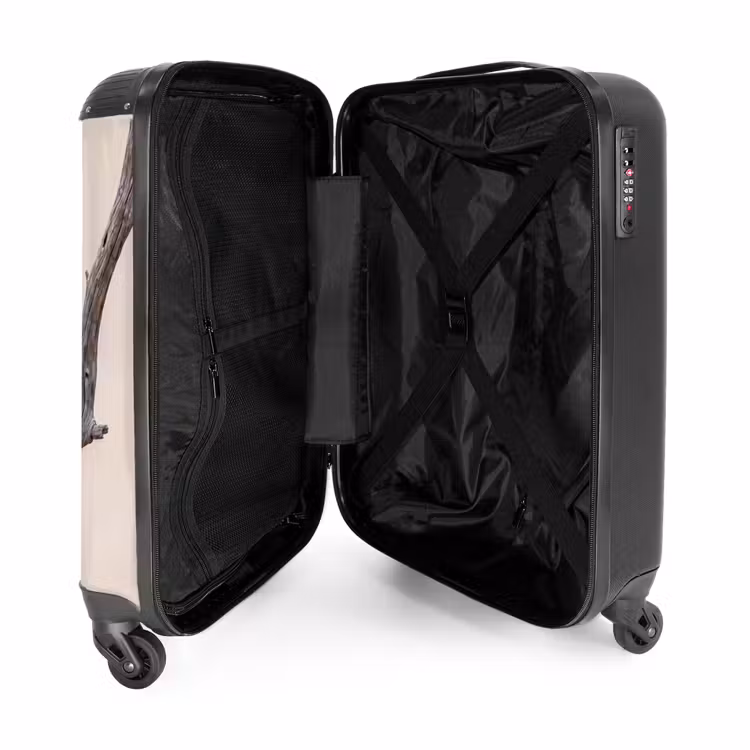 Valise - Perroquet - Branche - Rose — 5