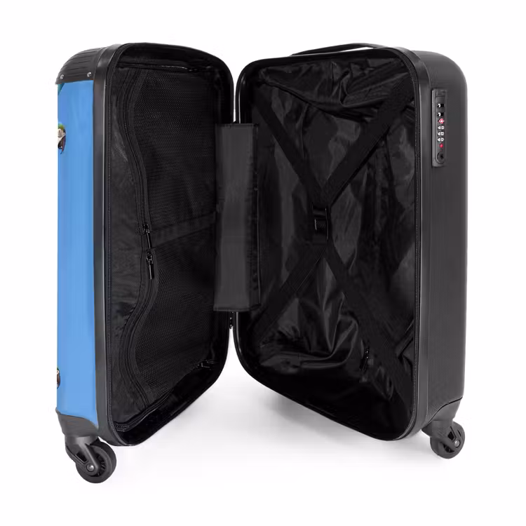 Valise - Perroquet - Voler - Bleu - Jaune — 5