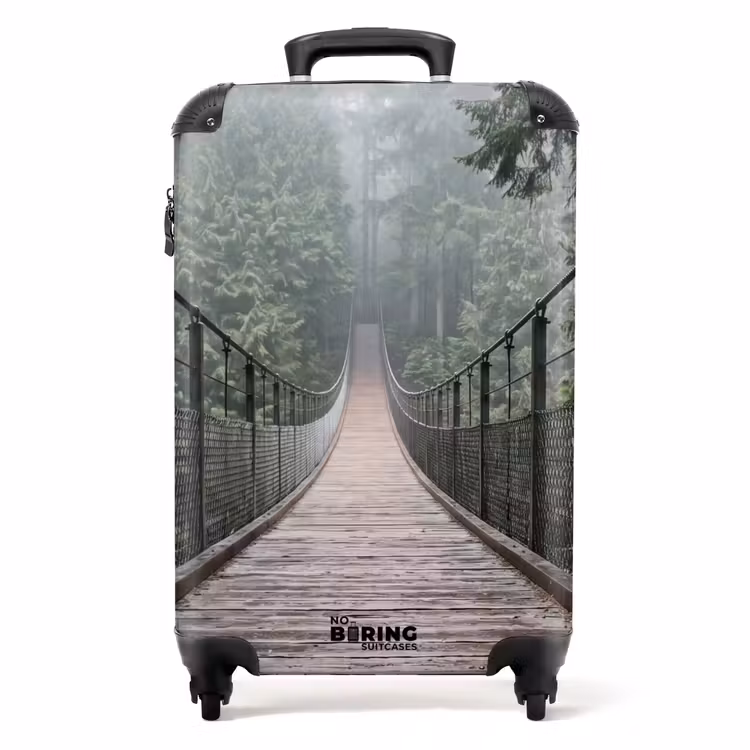 Valise - Pont - Forêt - Brouillard - Nature — 1
