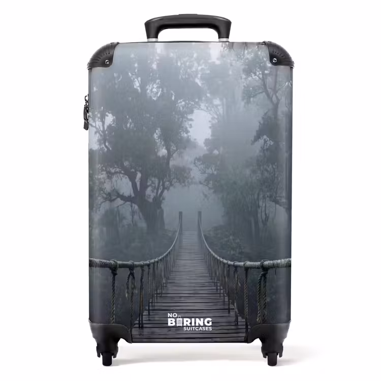 Valise - Pont - Jungle - Brouillard - Nature — 1
