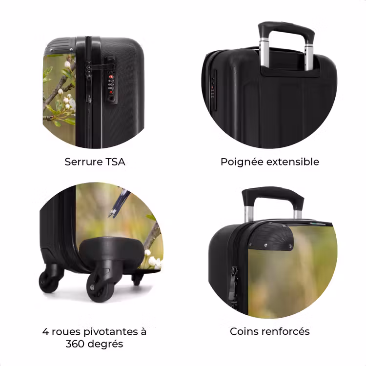Valise - Putter - Fleurs - Printemps - Nature - Coloré — 8