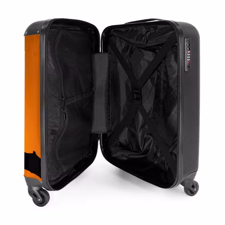 Valise - Vautour - Branche - Soleil - Orange — 5